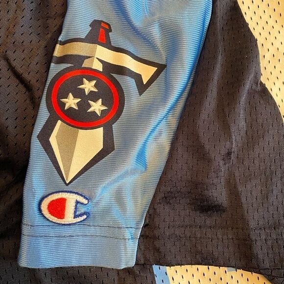 90s Tennessee Titans Eddie George Blue Jersey Size XXL NFL UNISEX - Picture 5 of 10
